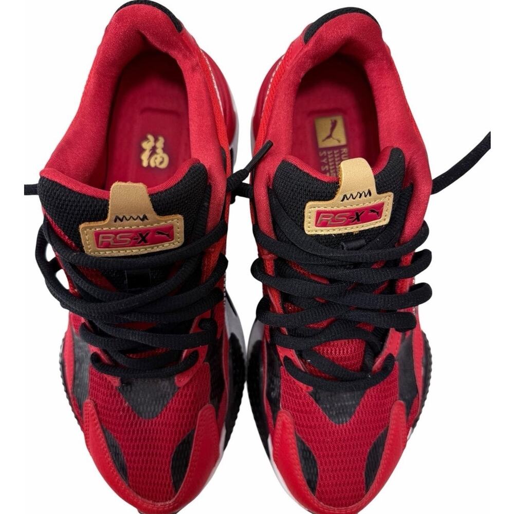 PUMA RS-X3 Chinese New Year Red Black White Men's 8 Women's 9.5 373178-01
